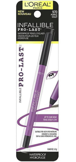LOREAL Infallible Pro-Last Pencil Eyeliner, 970 Purple